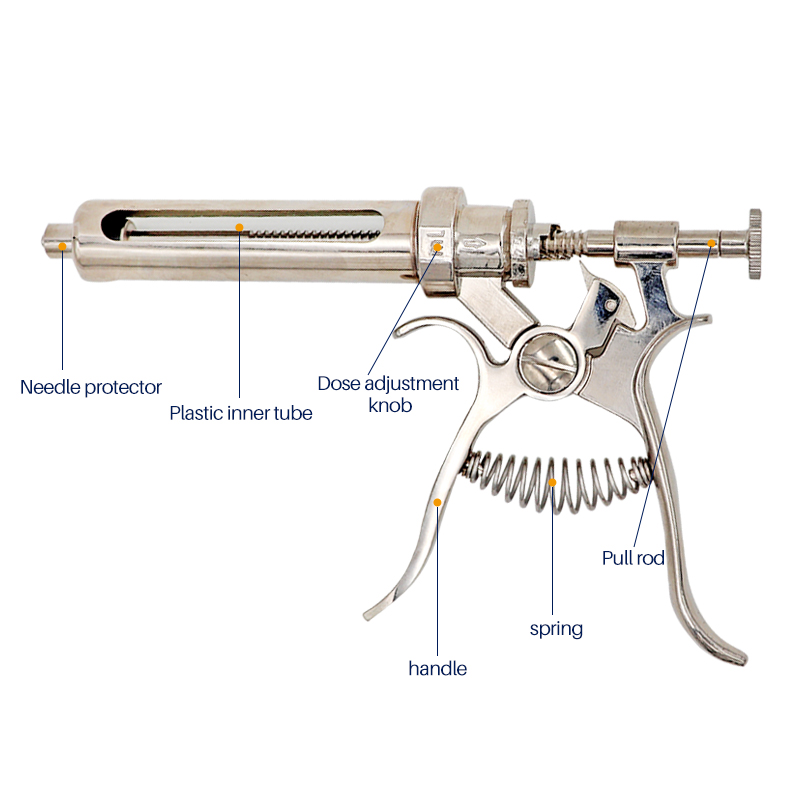 Veterinary Syringe Gun - Veteriner hayvan şırınga keçi domuz inek