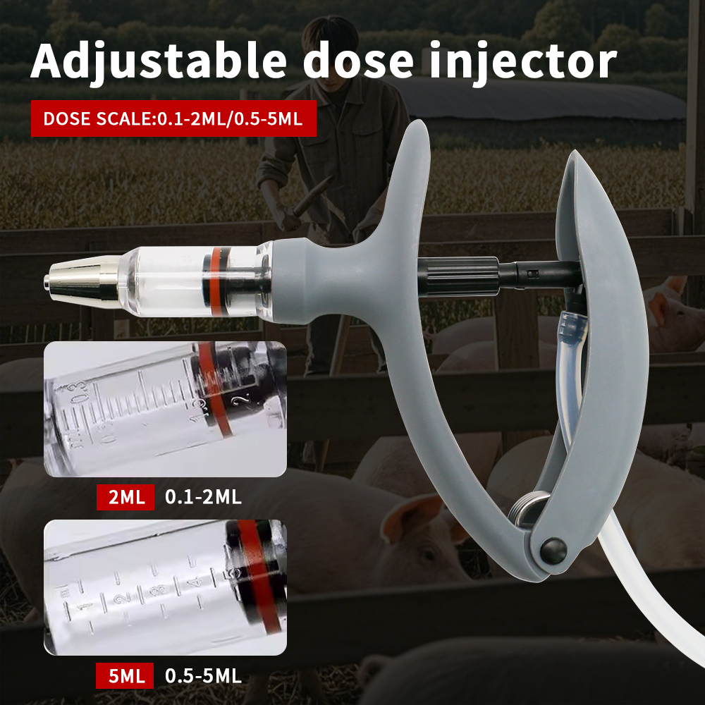 Veterinary Syringe Gun - 1 adet 2 ml / 5