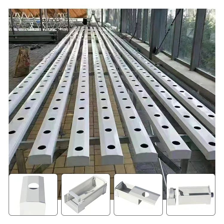 Hydroponic Nft Channel - NFT Hidroponik PVC Kanal Sulama ve