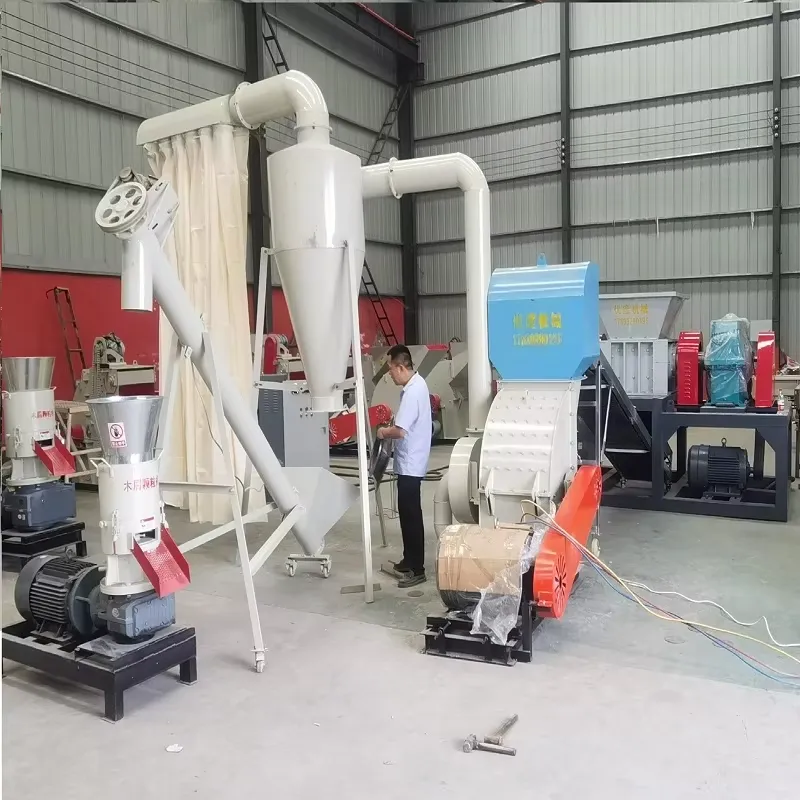 Wood Pellet Making Machine - Odun Kırıcı Briket Pres Makinesi Odun