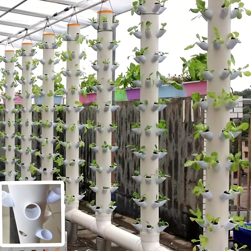 Hydroponic Nft Channel - 10 takım DIY Topraksız Tencere Topraksız