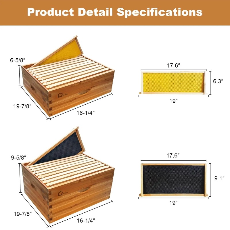 10 Çerçeveli Tam Arı Kovanı Se - Beehive Frame Wax incelemesi ve fiyatı