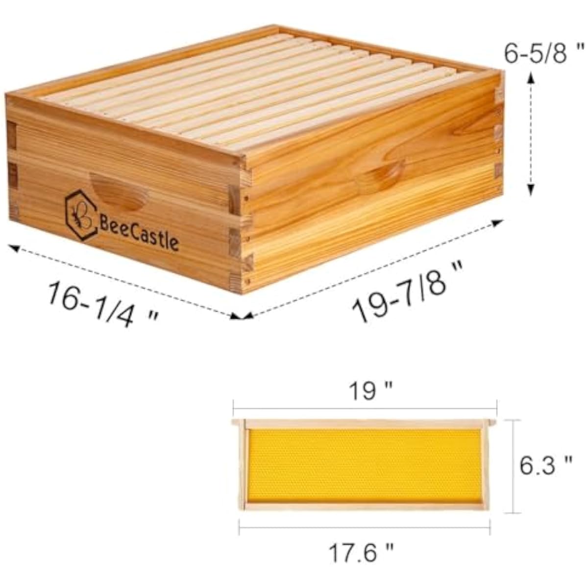 10 Çerçeveli Orta Boy Süper Ar - Beehive Frame Wax incelemesi ve fiyatı