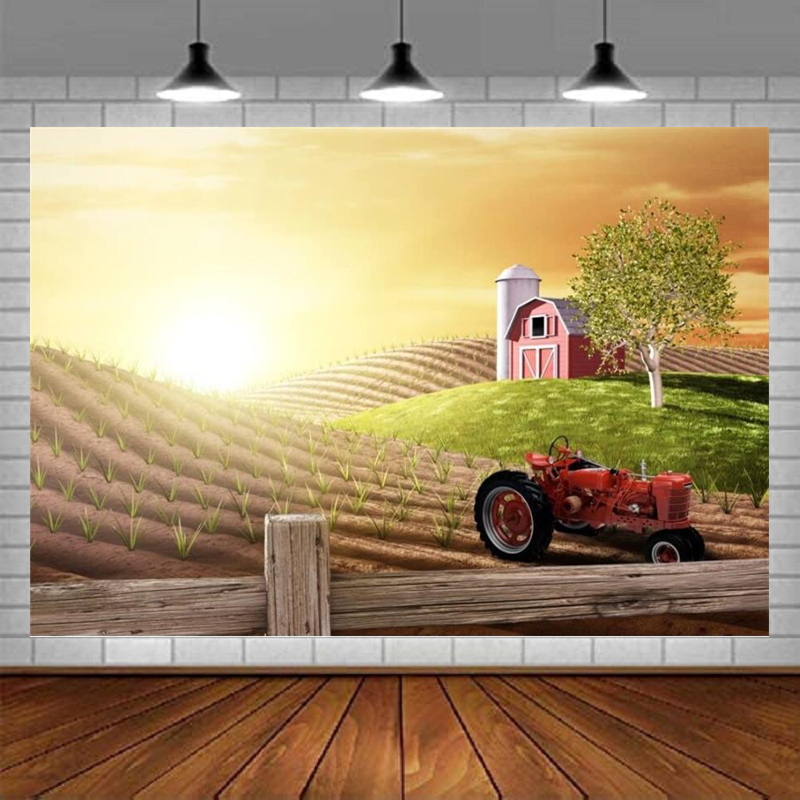 Sabah Yoğun Çiftlik Fotoğrafçı - Agriculture Farming Background incelemesi ve fiyatı